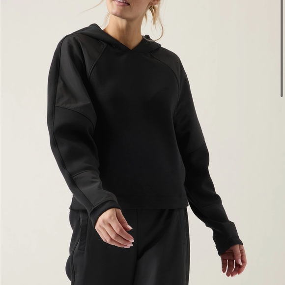 Athleta Black Get Set Sweatshirt - Picture 1 of 12